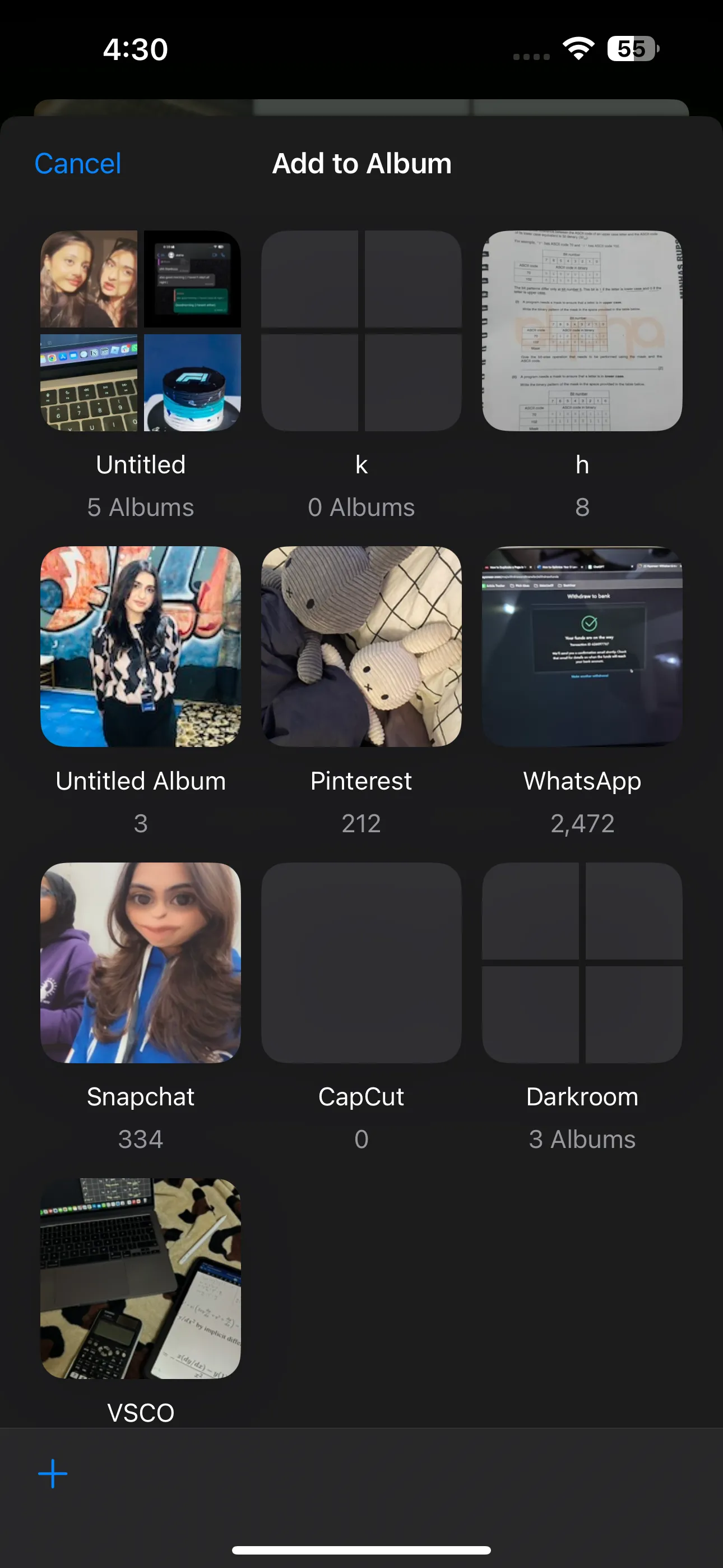 adding images to an album