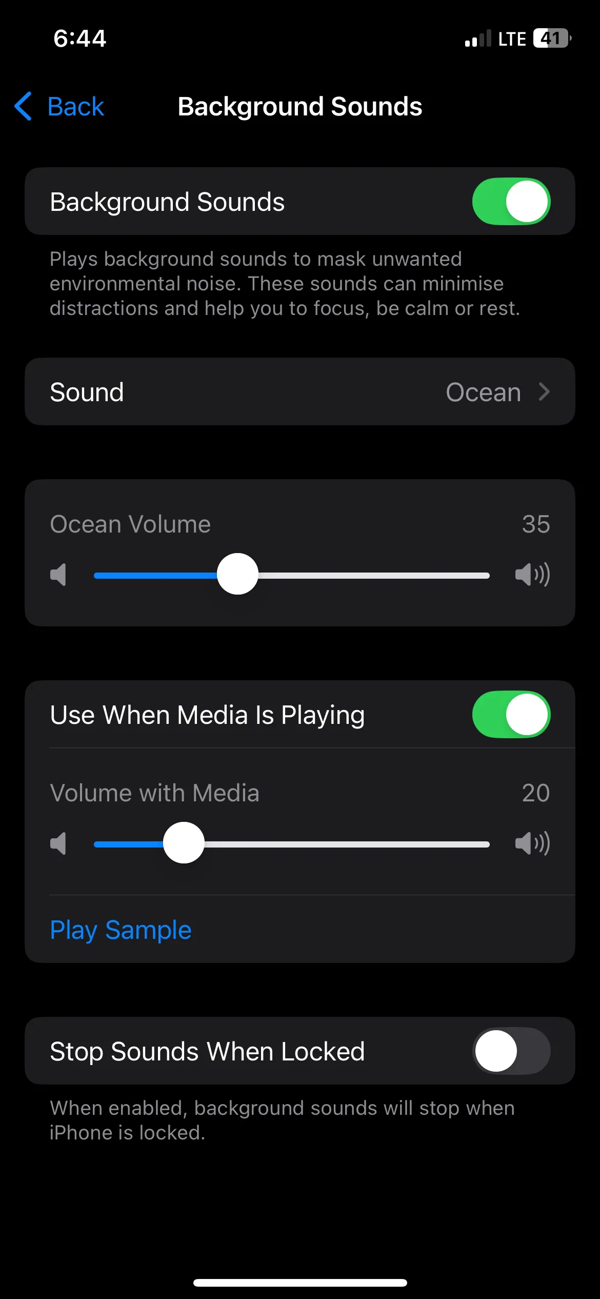 Âm thanh nền của iPhone được thay đổi sang sóng biển