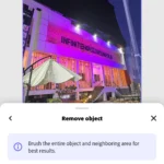 Ảnh minh họa xóa cột bằng công cụ Remove Object của Adobe Express