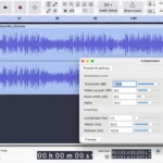 Audacity với plugin nén âm thanh được chọn