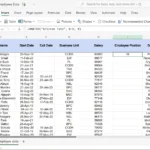 Biểu đồ minh họa hàm XMATCH Excel tìm vị trí tên nhân viên "Kristen Tate" trong cột D