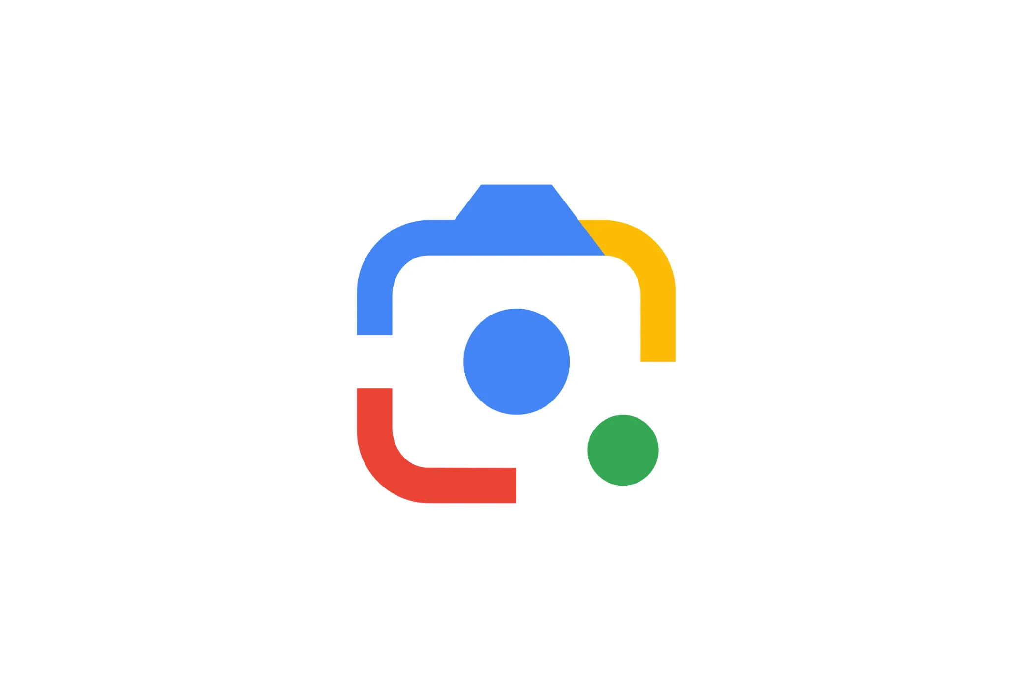 Biểu tượng Google Lens với nền trắng, tượng trưng cho khả năng tìm kiếm và nhận diện hình ảnh thông minh của công cụ này trên Chrome.