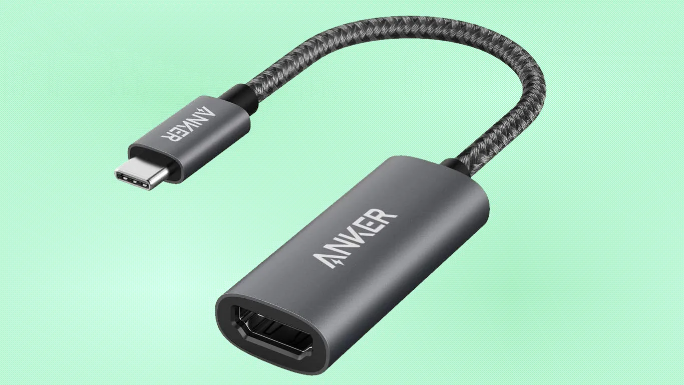 Bộ chuyển đổi USB-C sang HDMI của Anker giúp kết nối điện thoại Android với TV