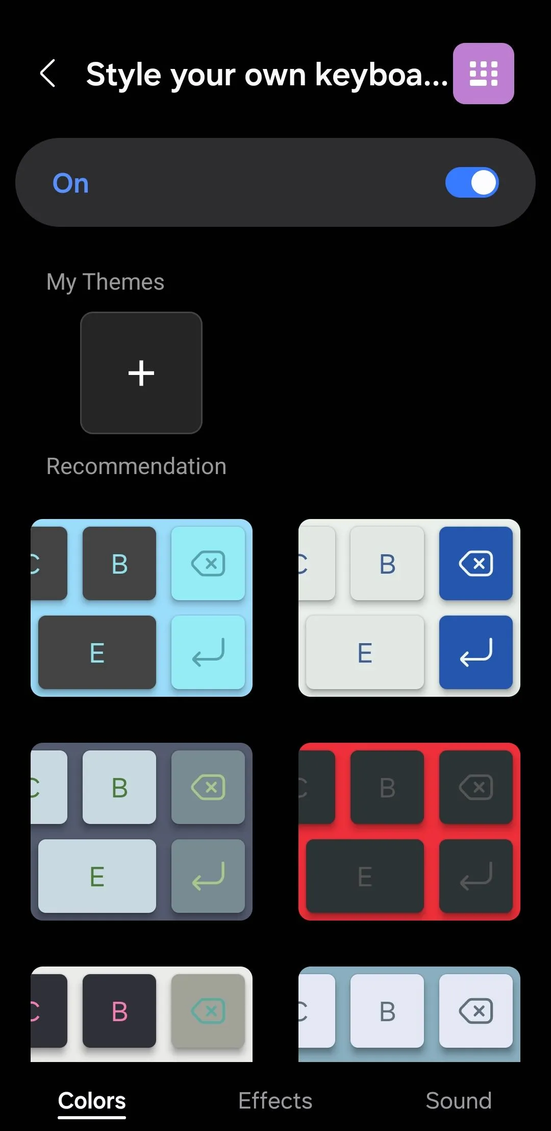 Các tùy chọn tùy biến giao diện bàn phím Samsung với Keys Café