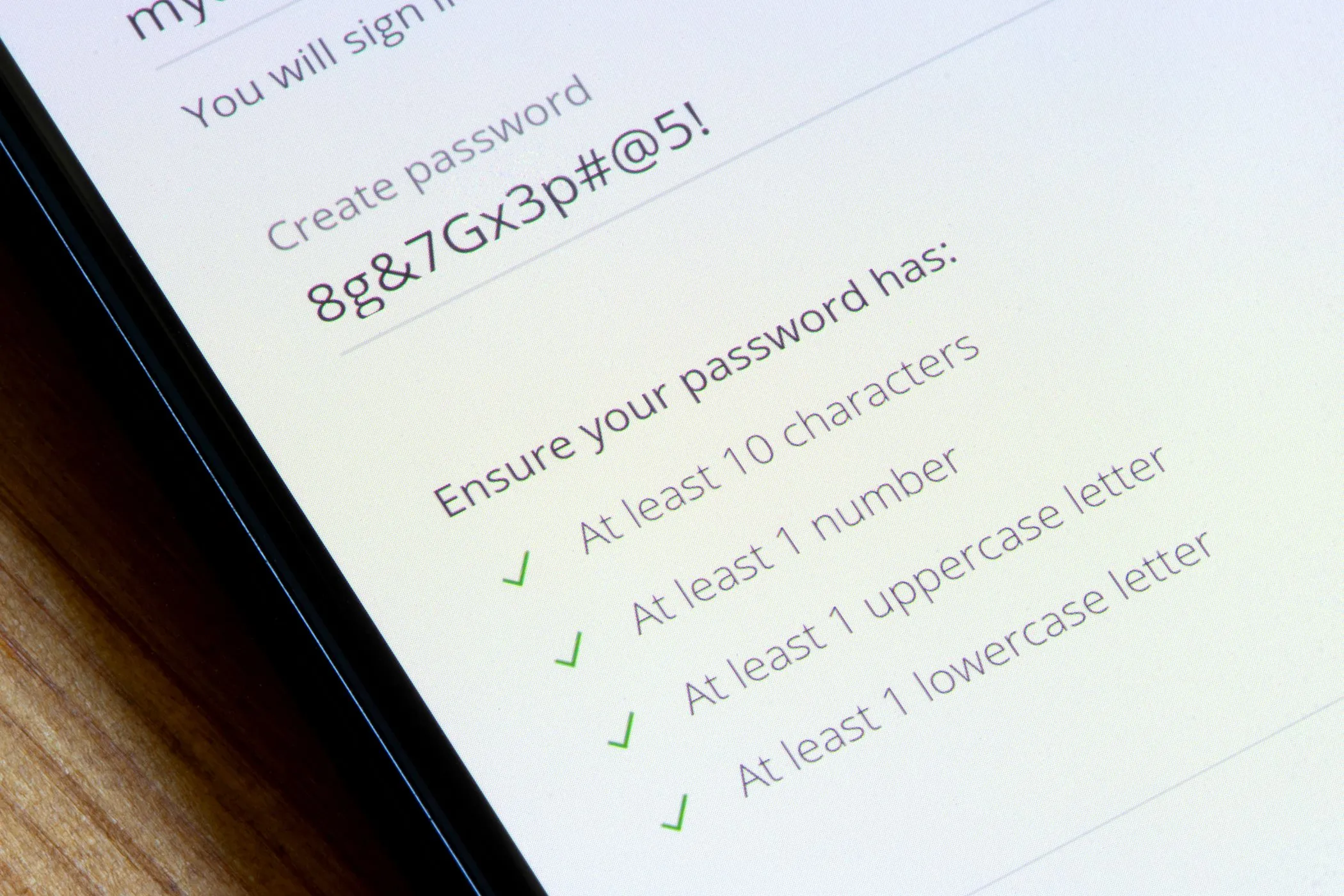 Cách tạo mật khẩu mạnh trên điện thoại thông minh Android