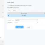 Cài đặt DNS Cloudflare 1.1.1.1 trên giao diện quản lý router để cải thiện tốc độ tải trang