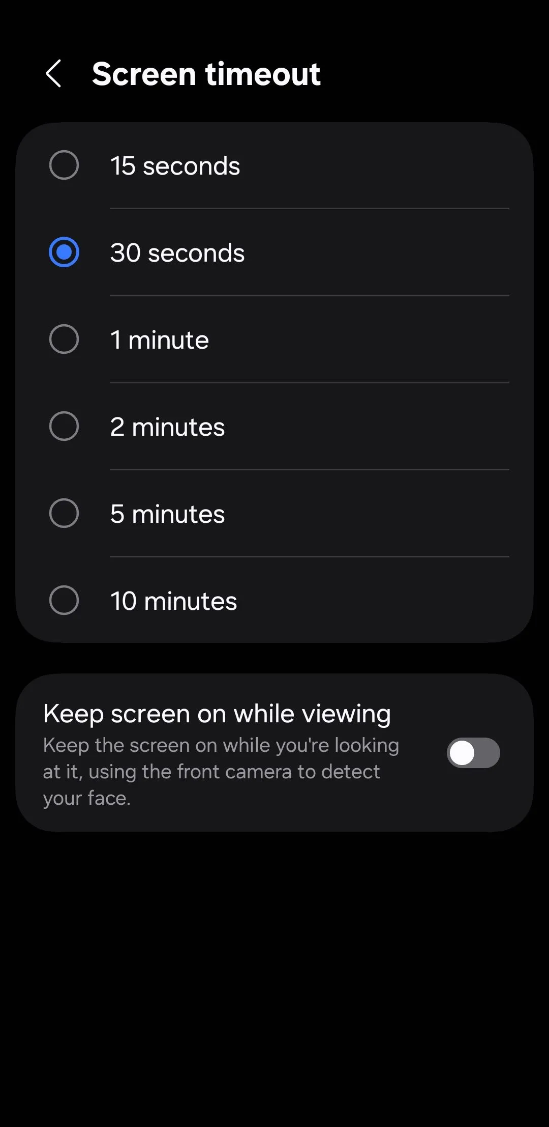 Cài đặt thời gian chờ màn hình (Screen timeout) trên Android
