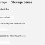 Cài đặt và lên lịch dọn dẹp cho tính năng Storage Sense trong ứng dụng Cài đặt trên Windows 11
