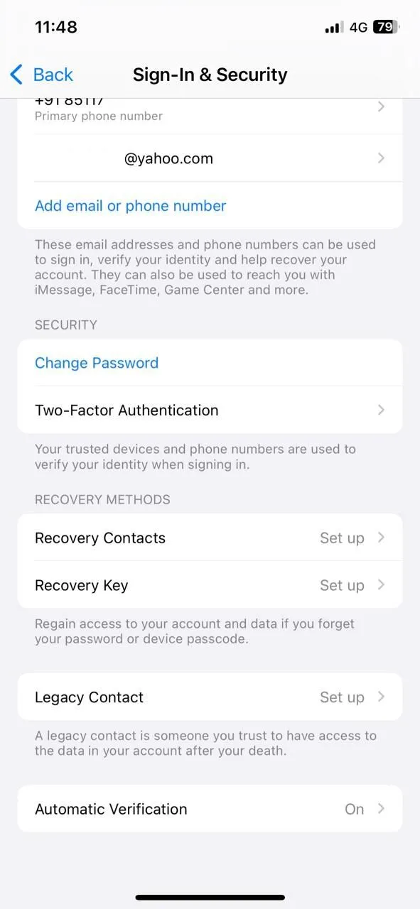 Cài đặt Xác thực Hai yếu tố cho tài khoản Apple ID trên iPhone