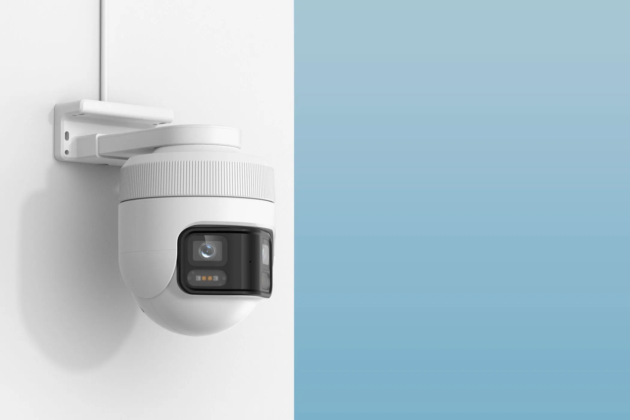 Camera an ninh IMILAB EC6 Panorama lắp đặt trên tường ngoài trời