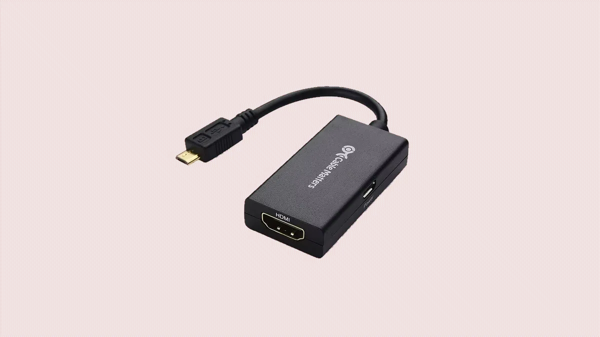Cáp Micro USB sang HDMI kèm cổng sạc của Cable Matters dùng cho kết nối MHL