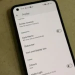 Chế độ sáng trên điện thoại Android, minh họa tiêu thụ năng lượng cao