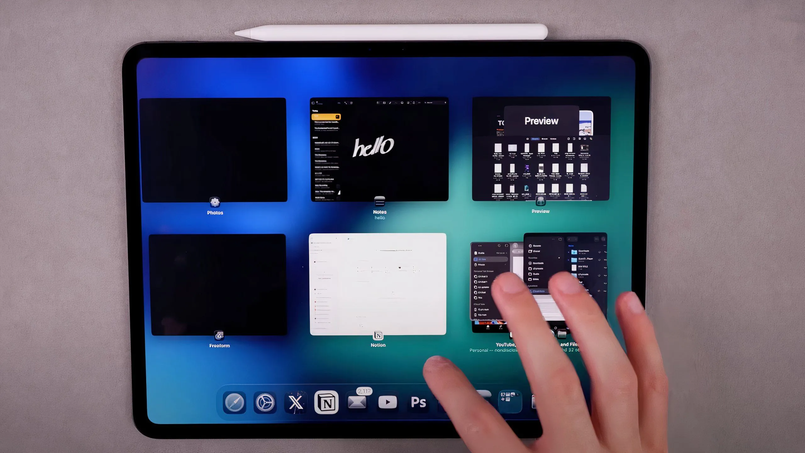 Chức năng Exposé trên iPadOS 26 giúp quản lý và chuyển đổi ứng dụng nhanh chóng