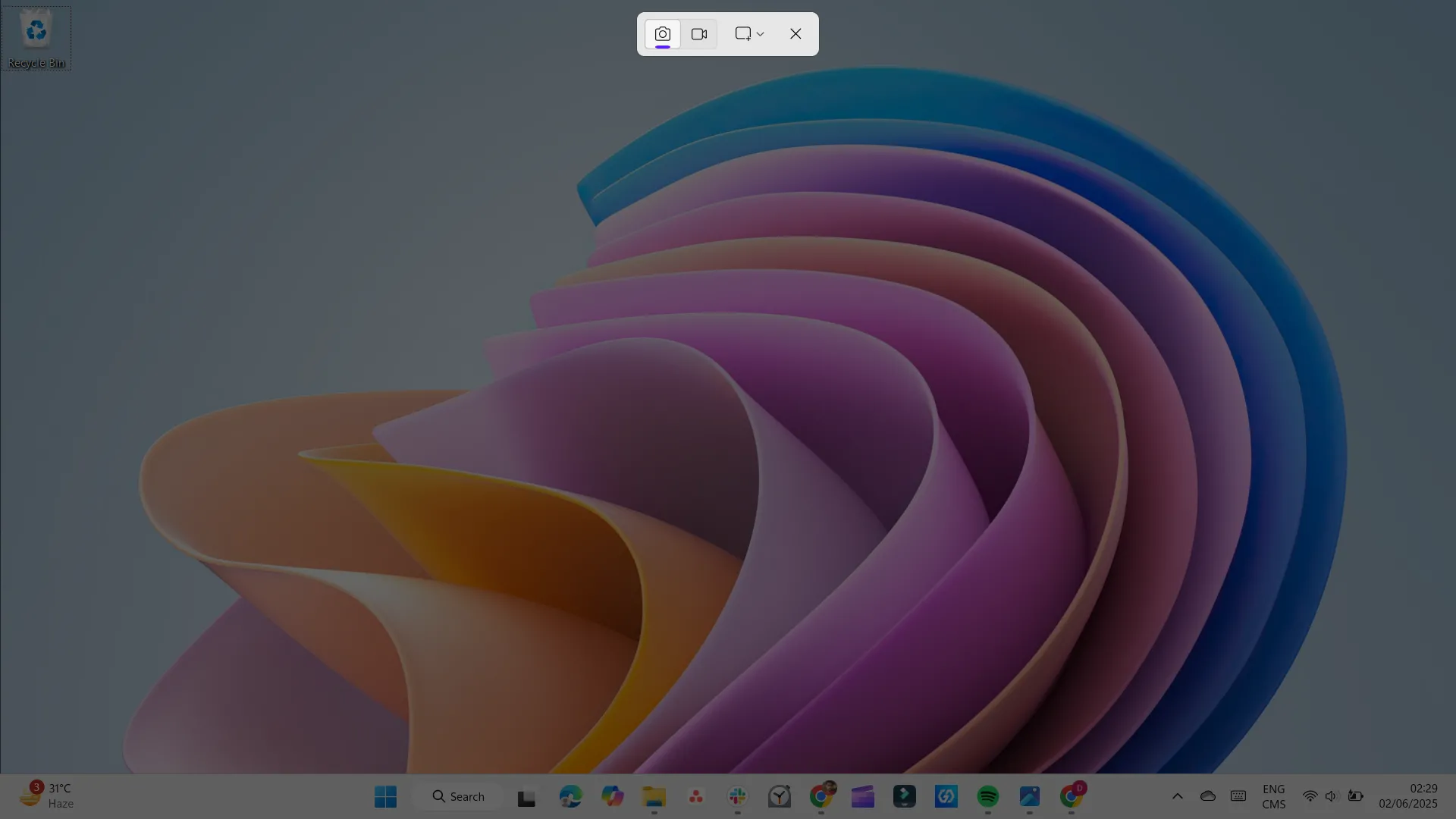 Chụp ảnh một phần màn hình với công cụ Snip and Sketch