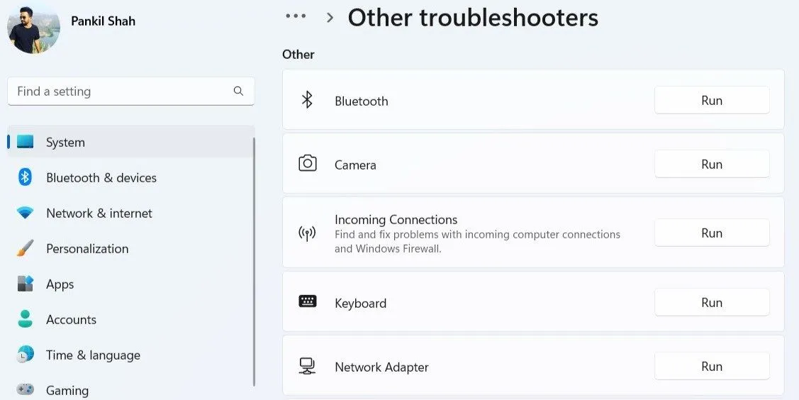 Công cụ Khắc phục sự cố Bluetooth trên Windows 11