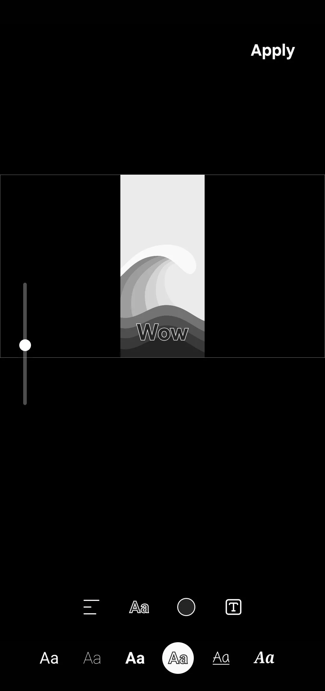 Công cụ thêm văn bản (Text) trong ứng dụng Samsung Studio