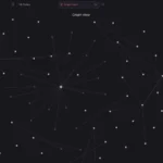 Giao diện Biểu đồ (Graph View) của Obsidian hiển thị mối quan hệ liên kết giữa các ghi chú khác nhau, tạo thành mạng lưới tri thức.