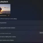 Giao diện cài đặt phát video trong phần Ứng dụng của Windows 11