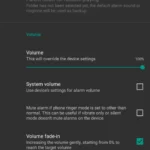 Giao diện cài đặt thử thách đánh thức nâng cao trong ứng dụng báo thức AMdroid