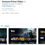 Giao diện chính ứng dụng Amazon Prime Video trên Apple TV sau bản cập nhật