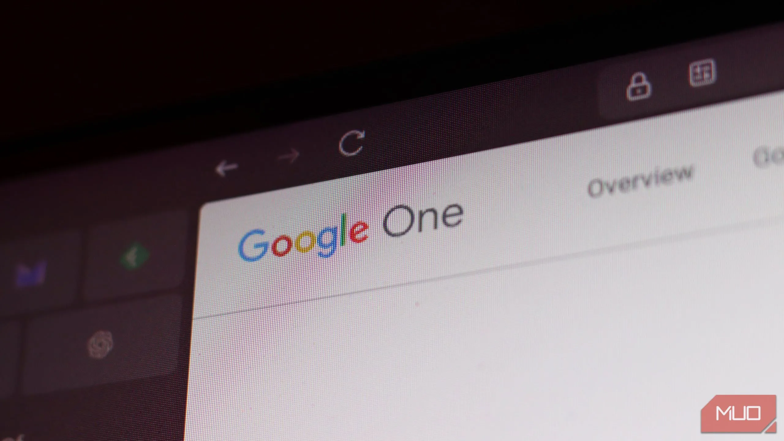 Giao diện Google One hiển thị trên trình duyệt web