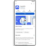 Giao diện Google Play Store hiển thị ứng dụng VPN đã xác minh với huy hiệu