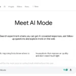 Giao diện Google Tìm kiếm với tab AI Mode mới