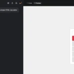 Giao diện Grok Studio của xAI hiển thị code HTML và kết quả xem trước cho máy tính đơn giản