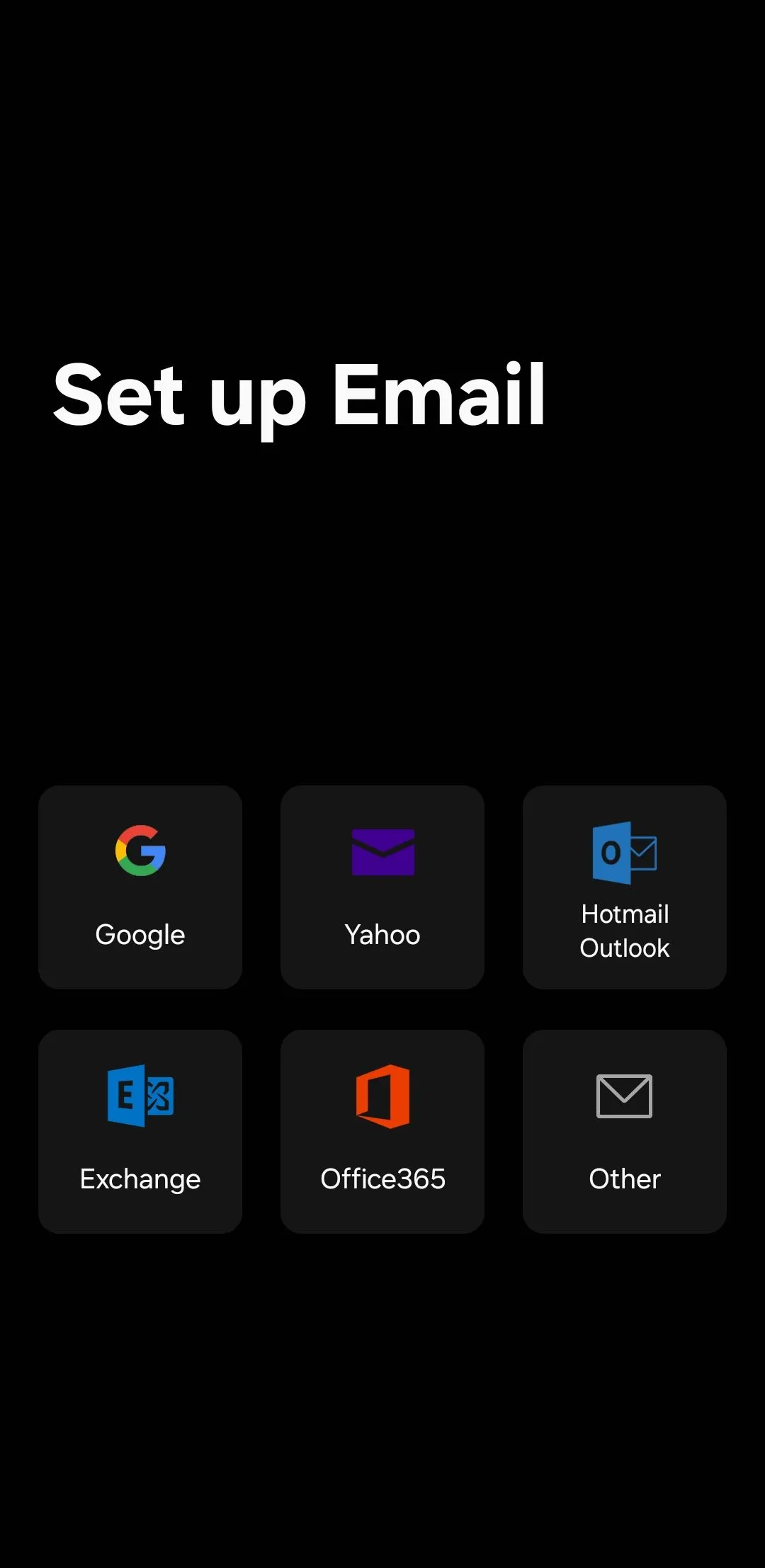 Giao diện hòm thư của ứng dụng Samsung Email trên điện thoại Galaxy với danh sách email