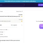 Giao diện hộp thư đến Proton Mail gọn gàng và hiện đại
