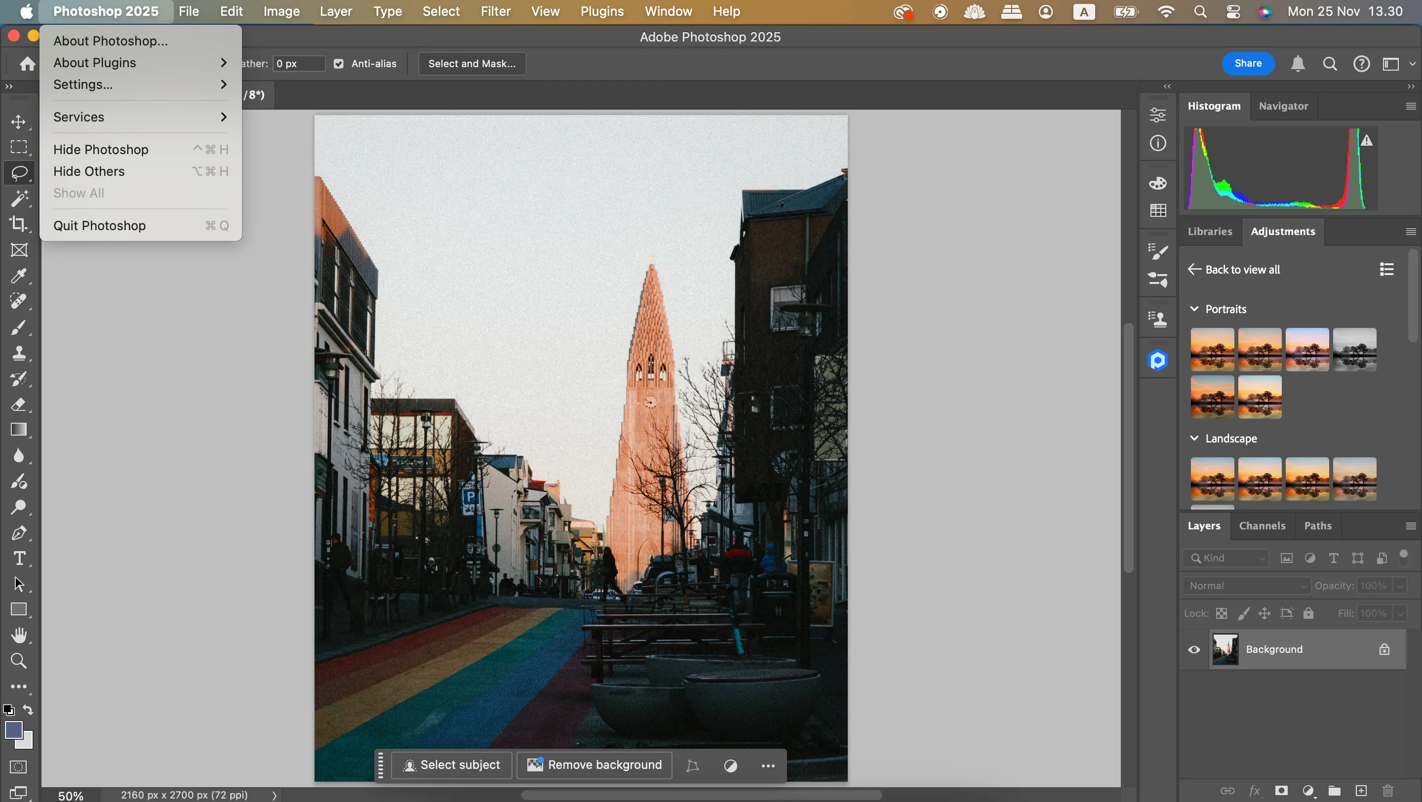 Giao diện lựa chọn thoát ứng dụng Adobe Photoshop trên máy tính