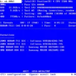 Giao diện MemTest86 hiển thị quá trình kiểm tra bộ nhớ RAM