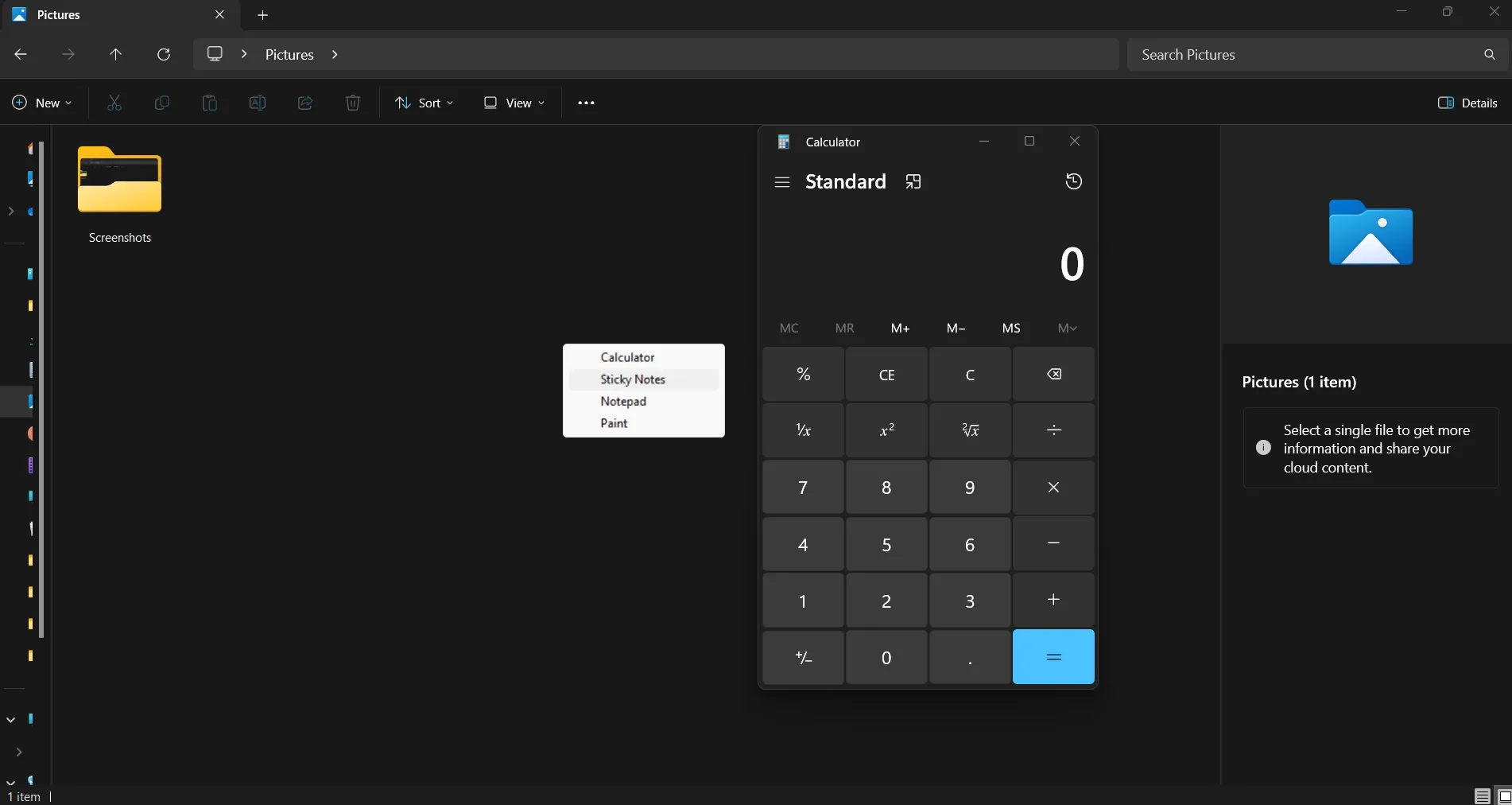 Giao diện menu ứng dụng nhanh tùy chỉnh được tạo bằng AutoHotkey