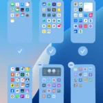 Giao diện quản lý các trang màn hình chính trên iPhone, cho phép ẩn hoặc xóa trang để tối ưu không gian.