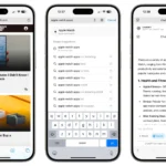 Giao diện tiện ích mở rộng ChatGPT Search trên trình duyệt Safari iPhone