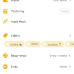 Giao diện ứng dụng Spendee trên iOS giúp quản lý chi tiêu tự động
