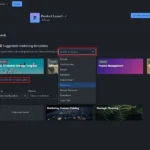 Giao diện ứng dụng Trello hướng dẫn cách tạo bảng dự án mới từ mẫu sẵn có