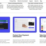 Giao diện website Privacy.com giới thiệu lợi ích của thẻ dùng một lần, một nền tảng tạo thẻ tín dụng ảo uy tín.