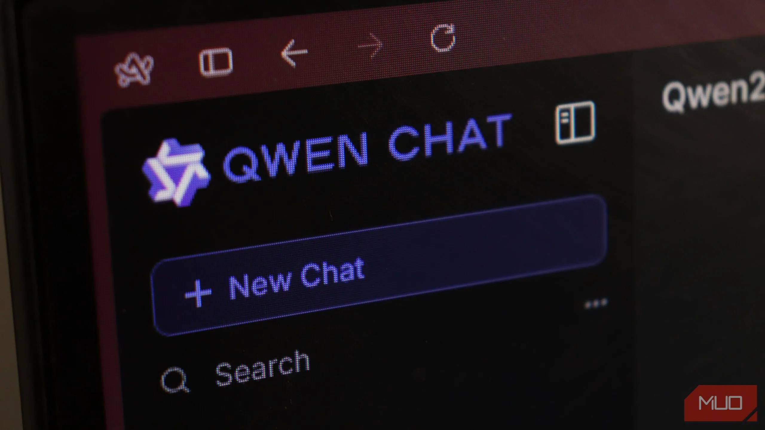 Giao diện website Qwen Chat AI model, một trong những mô hình ngôn ngữ lớn của Alibaba được nghiên cứu về khả năng tự sao chép.