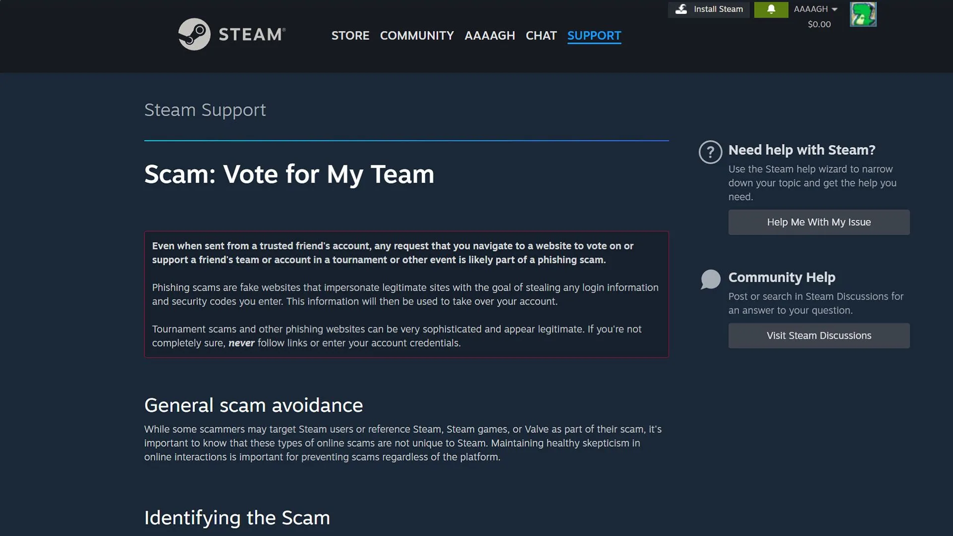 Giao diện website Steam giả mạo hiển thị trang đăng nhập lừa đảo khi bị tấn công phishing