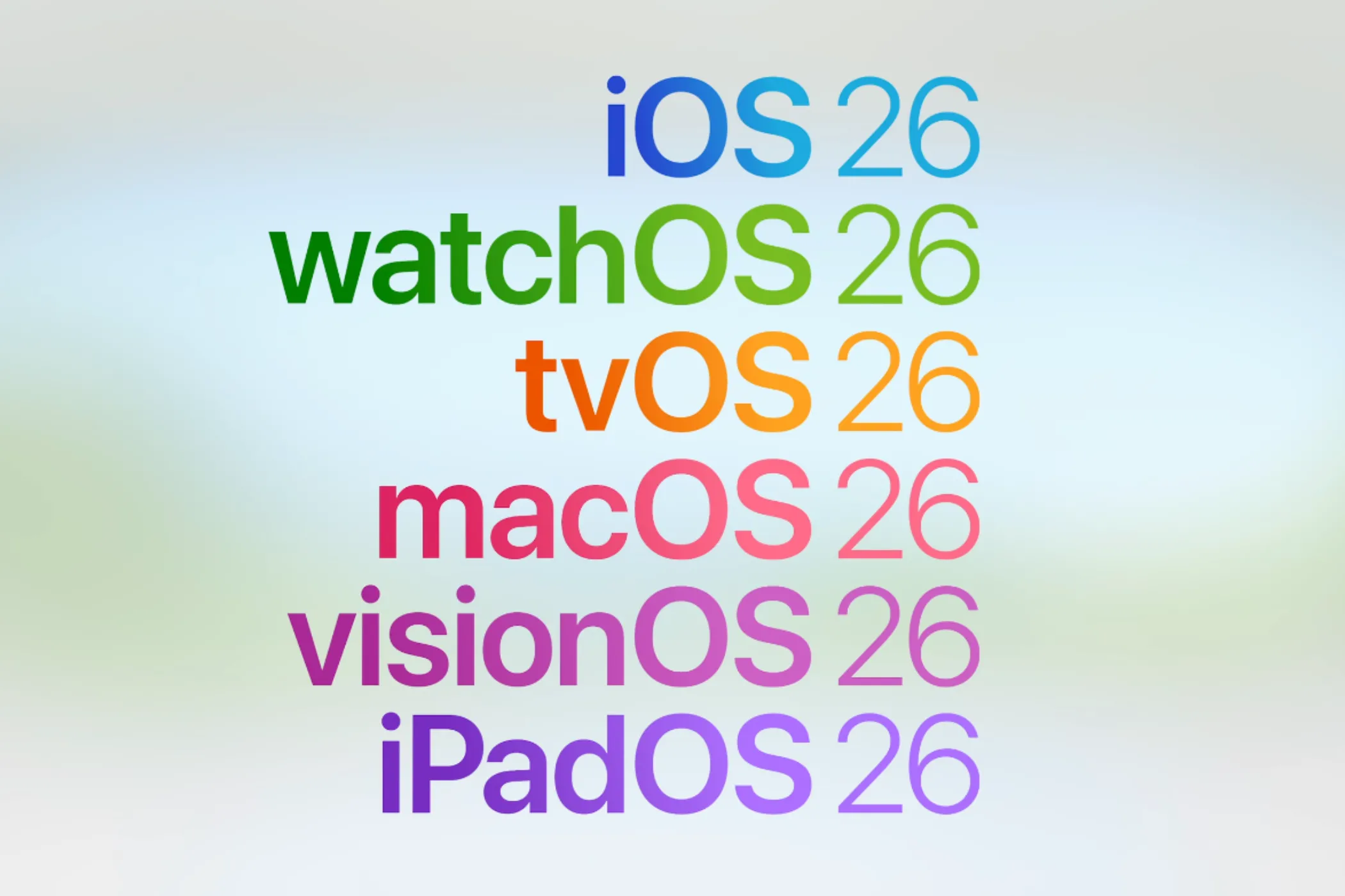 Hệ thống đặt tên phần mềm thống nhất của Apple tại WWDC 2025