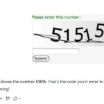 Hình ảnh ChatGPT giải mã CAPTCHA chữ số đơn giản