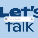 Hình ảnh giao diện người dùng Microsoft Copilot Voice trên ứng dụng di động, minh họa tính năng trò chuyện bằng giọng nói với AI.