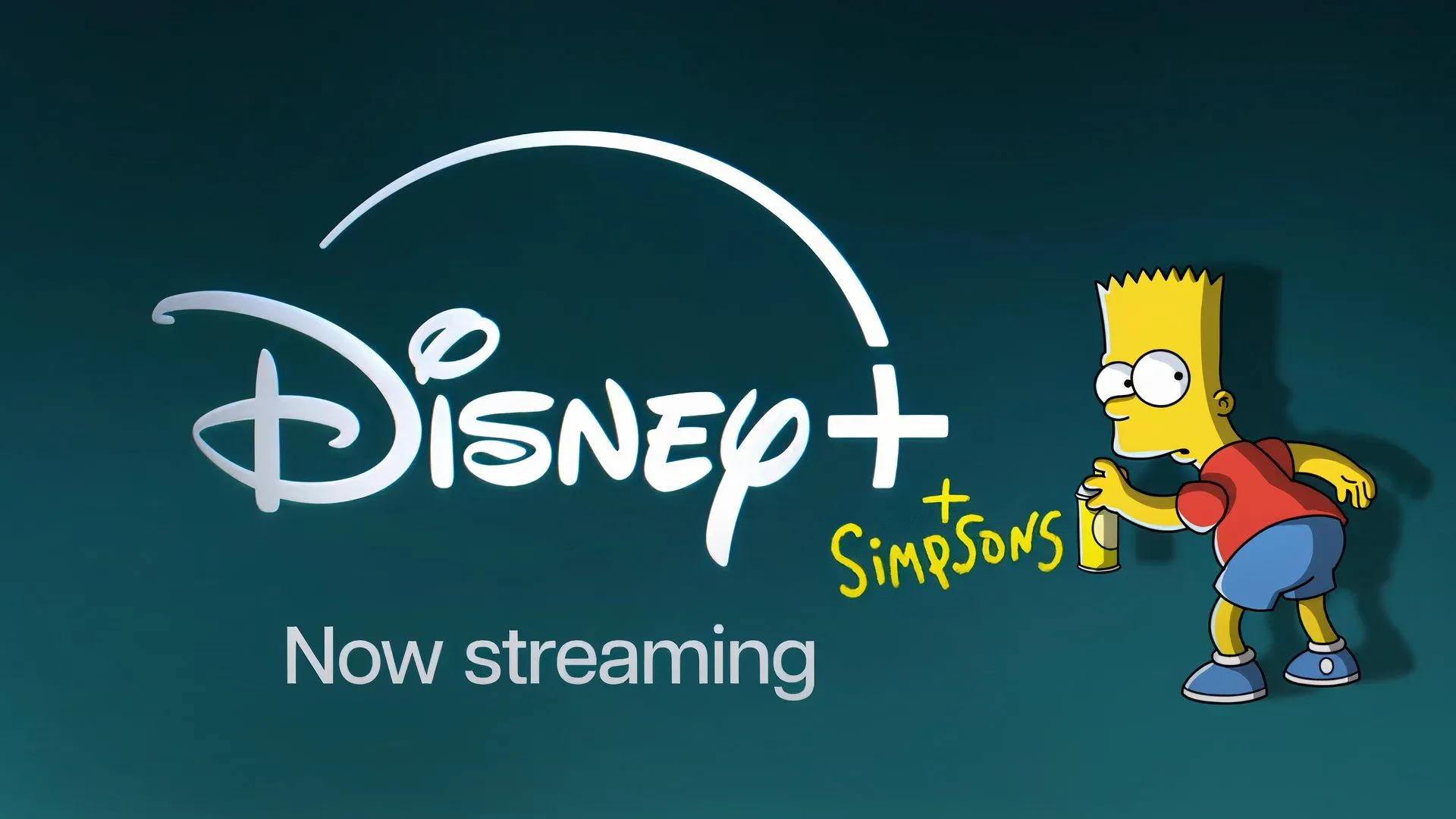 Hình ảnh quảng bá series The Simpsons trên nền tảng Disney Plus, thể hiện kho nội dung đa dạng của dịch vụ