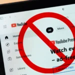 Hình ảnh trang YouTube Premium trên laptop hiển thị lỗi thanh toán khi cố gắng mua gói đăng ký qua VPN.