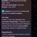 Hướng dẫn tham gia cuộc thi "Telegram đi trước WhatsApp" trên kênh Telegram chính thức