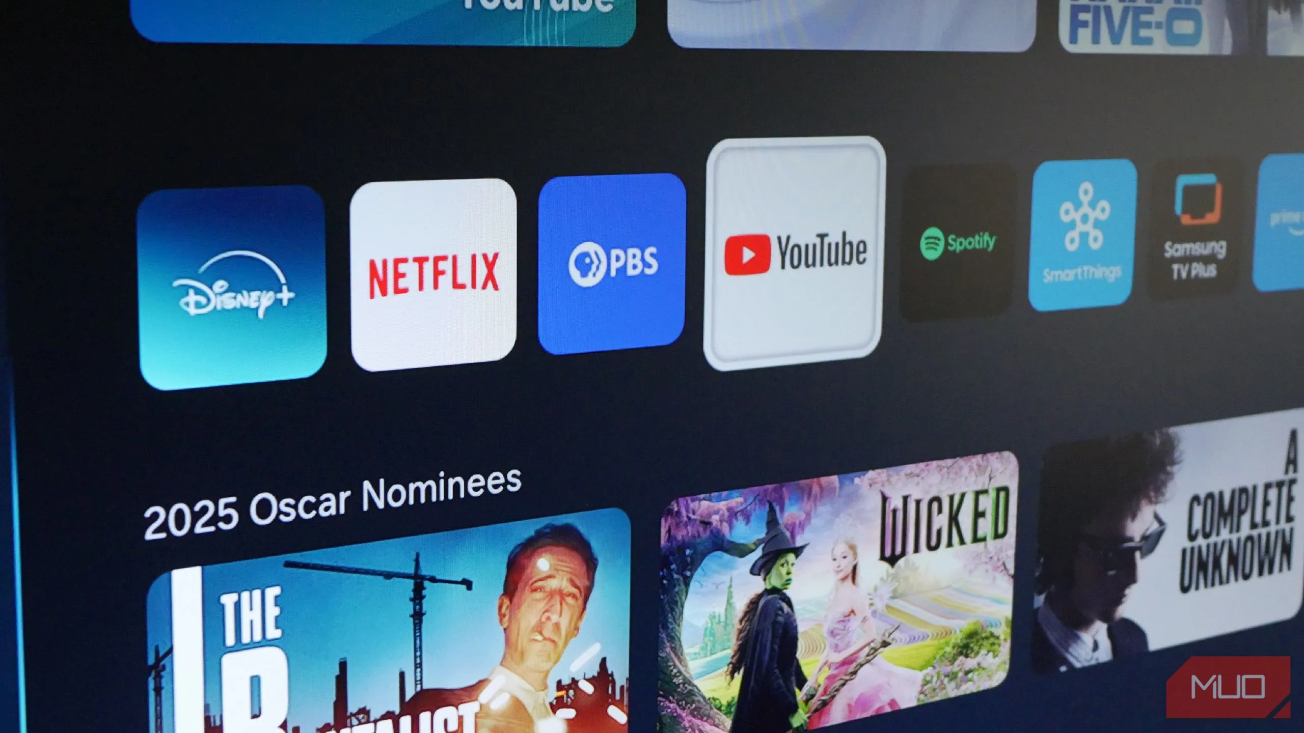 icon youtube trên tivi samsung