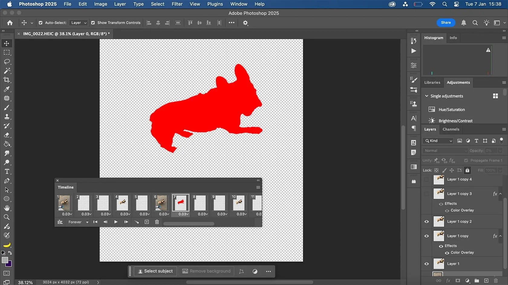Khung thời gian tạo hoạt ảnh và GIF trong Adobe Photoshop