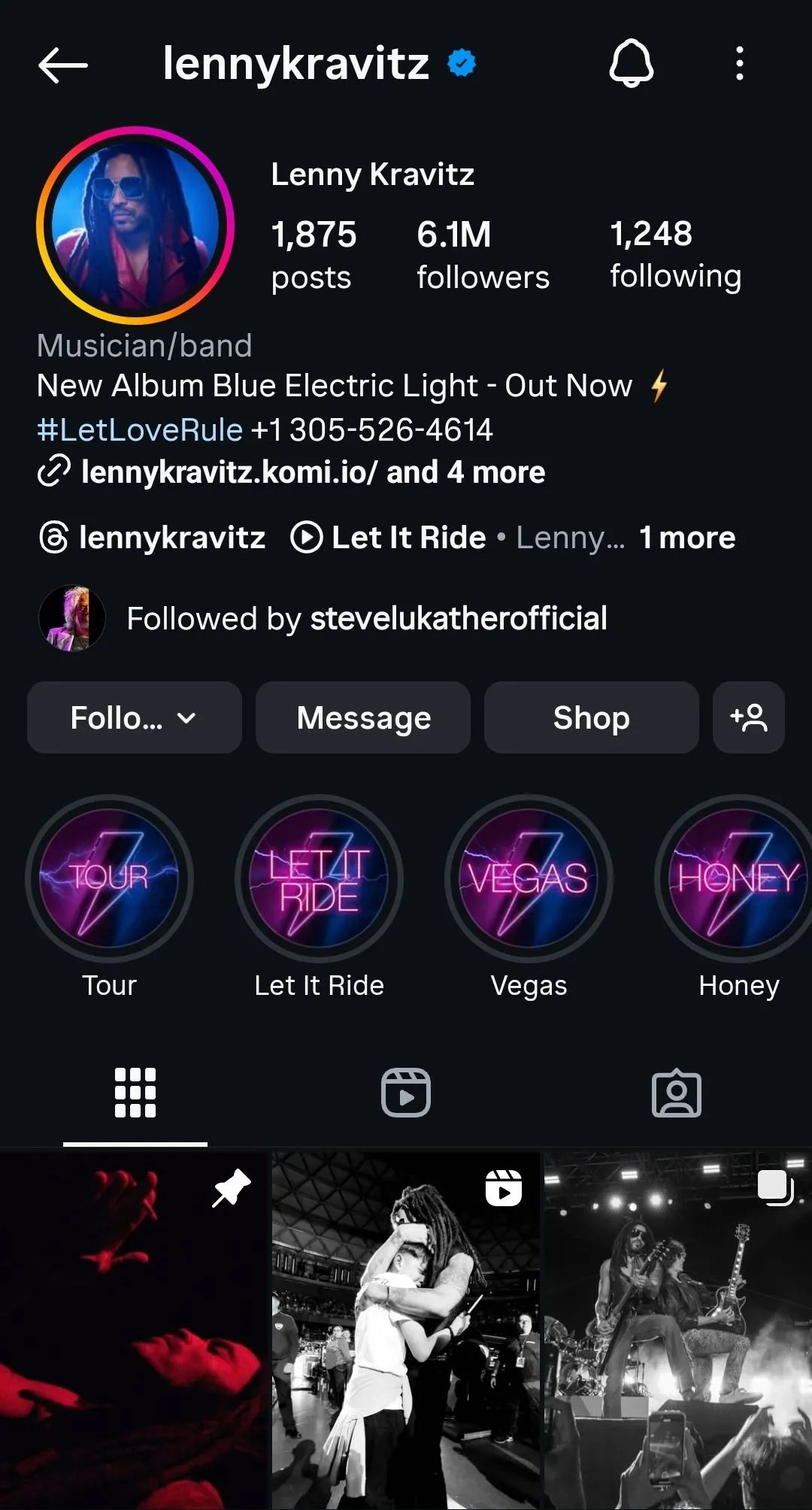 Lenny Kravitz trên Instagram, biểu tượng của nghệ sĩ đích thực không dùng nhạc AI