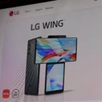 LG Wing, một trong những mẫu điện thoại cuối cùng của LG, hiển thị trên website hãng